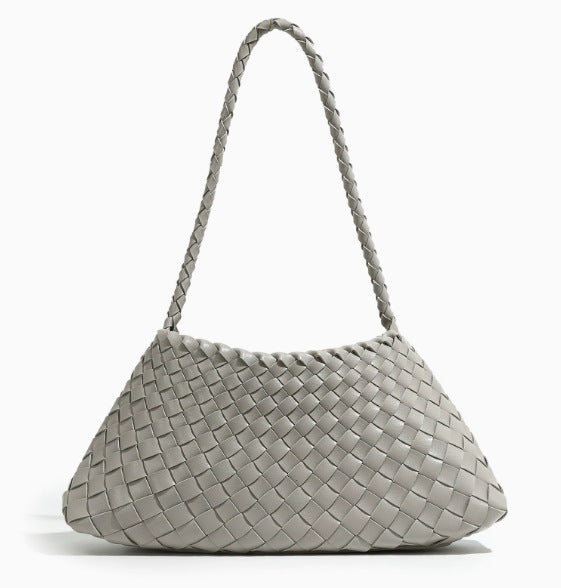 Textured Woven Slouchy Shoulder Bag Acalora