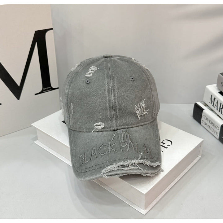 Women's Distressed Cotton Baseball Cap Kalsten 1784083899