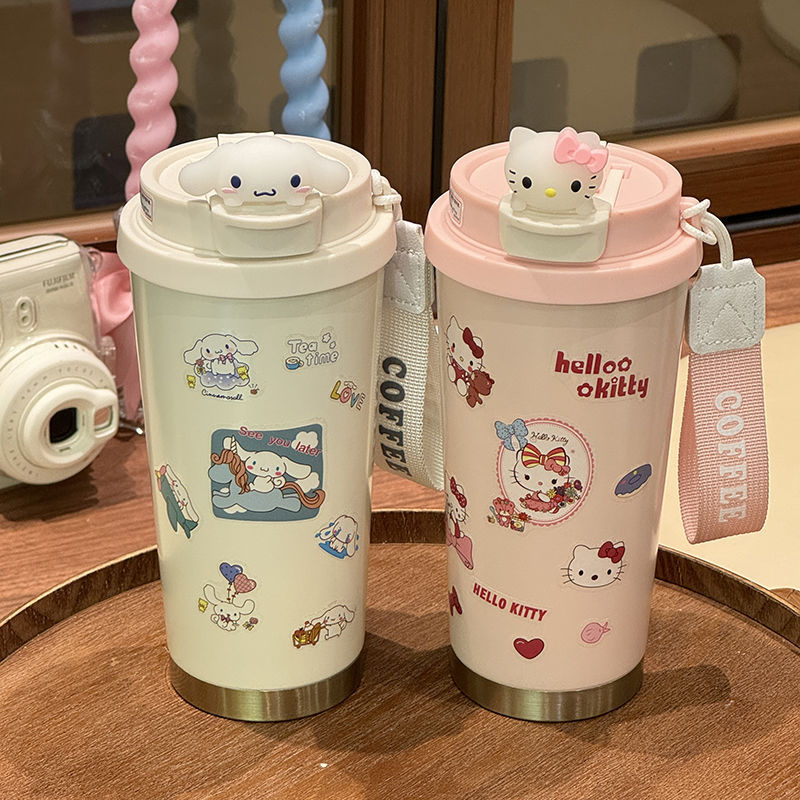 Women's insulated mug with playful character design Kalsten