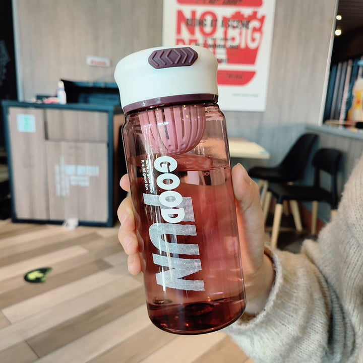 Women's infuser water bottle with removable fruit container Kalsten