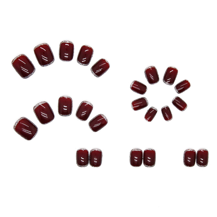 Decorative Glittered Nail Art Tips Kalsten
