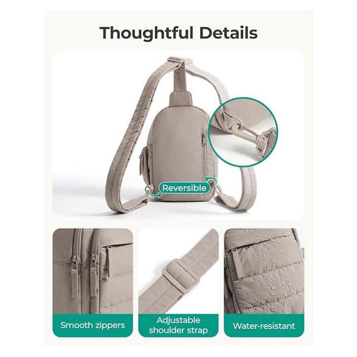 Comfortable sling bag with multiple compartments Kalsten