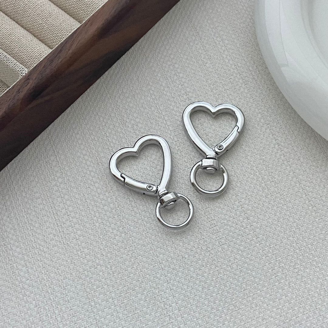 Heart-Shaped Clip Hook Keychain Kalsten