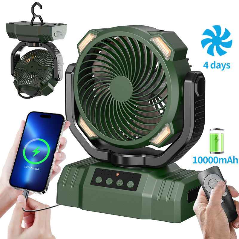 Unisex portable fan with remote control and power bank function Kalsten