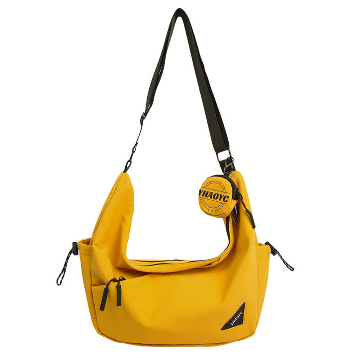 Stylish Shoulder Bag With Multiple Zip Compartments Kalsten