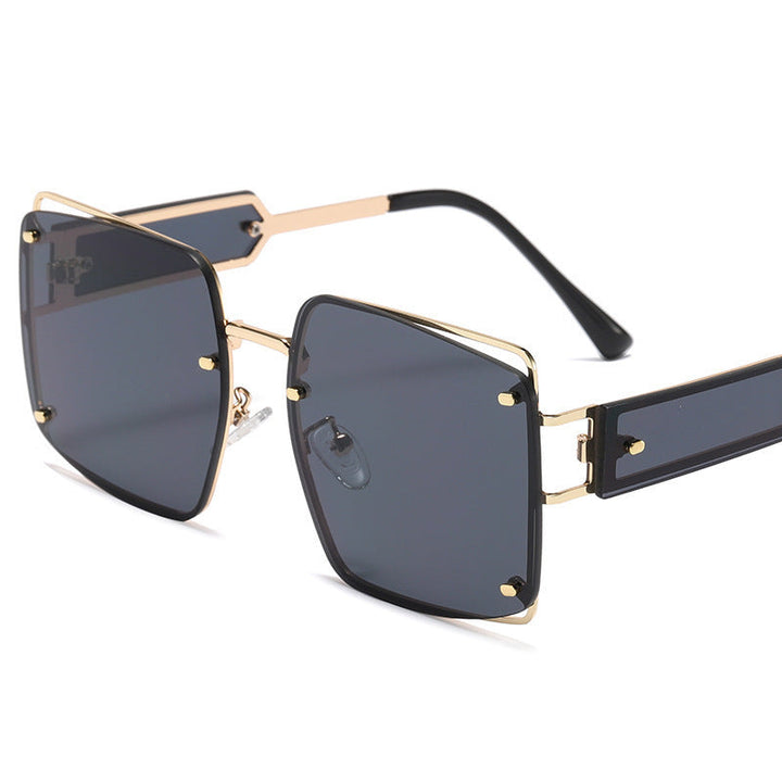 Women's elegant oversized sunglasses with distinctive geometric design Kalsten
