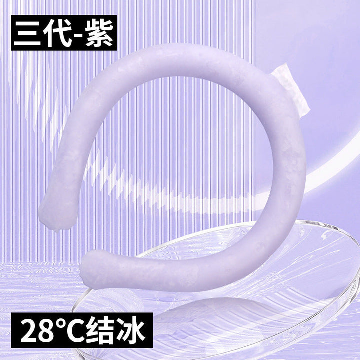 Women's flexible silicone LED neck light for hands-free reading and sports Kalsten