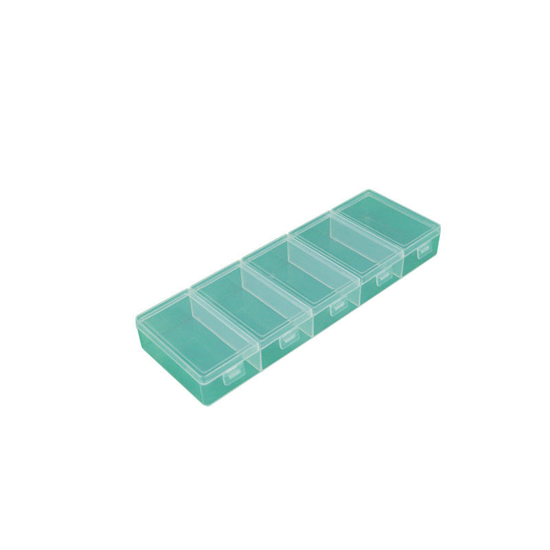 Multi-Compartment Clear Craft Storage Box Acalora