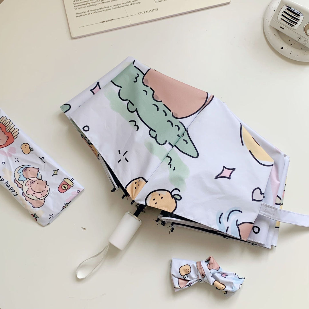 Women's Foldable Umbrella with Animal Motifs Kalsten