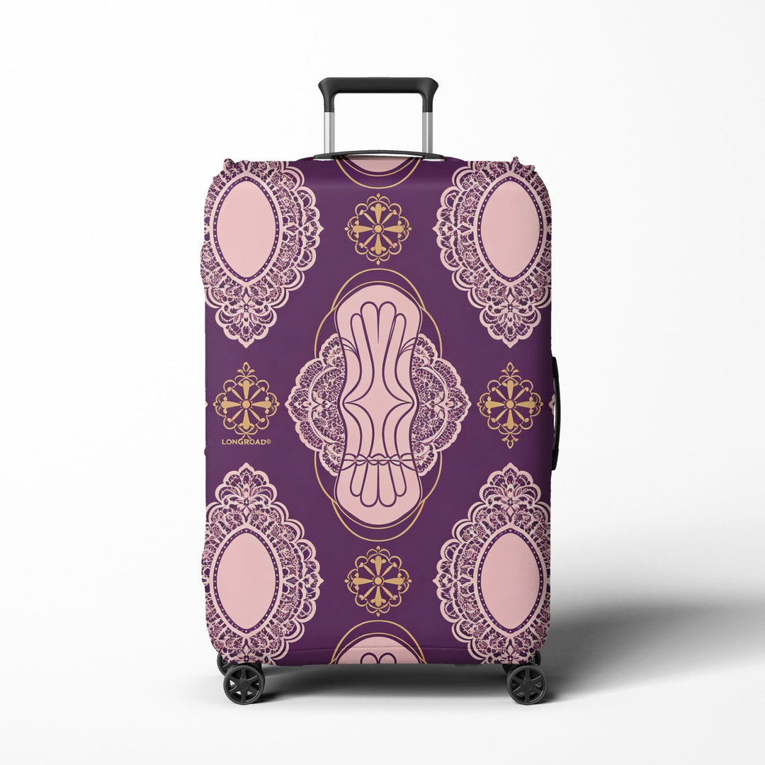 Women's suitcase with unique hand-drawn design Kalsten