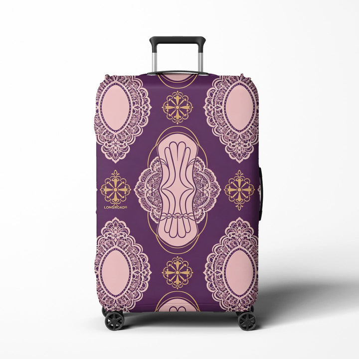 Women's suitcase with unique hand-drawn design Kalsten