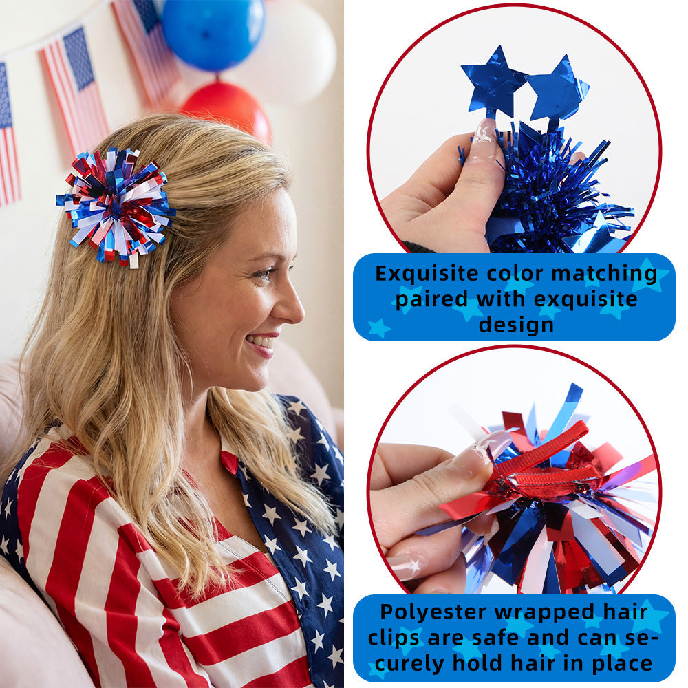 Unisex nan lightweight hand pompon made of shiny metallic foil ideal for cheerleading and fan merchandise Kalsten