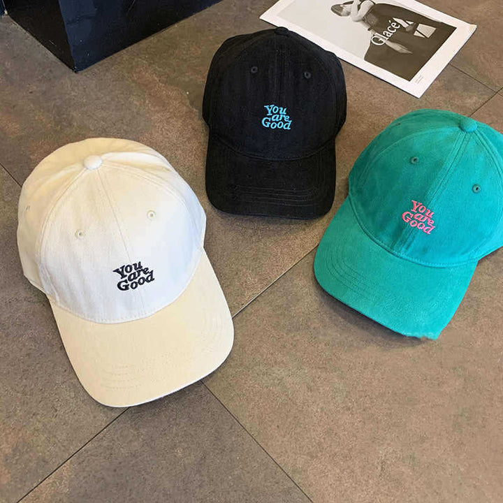 Men's Casual Distressed Message Baseball Cap Kalsten
