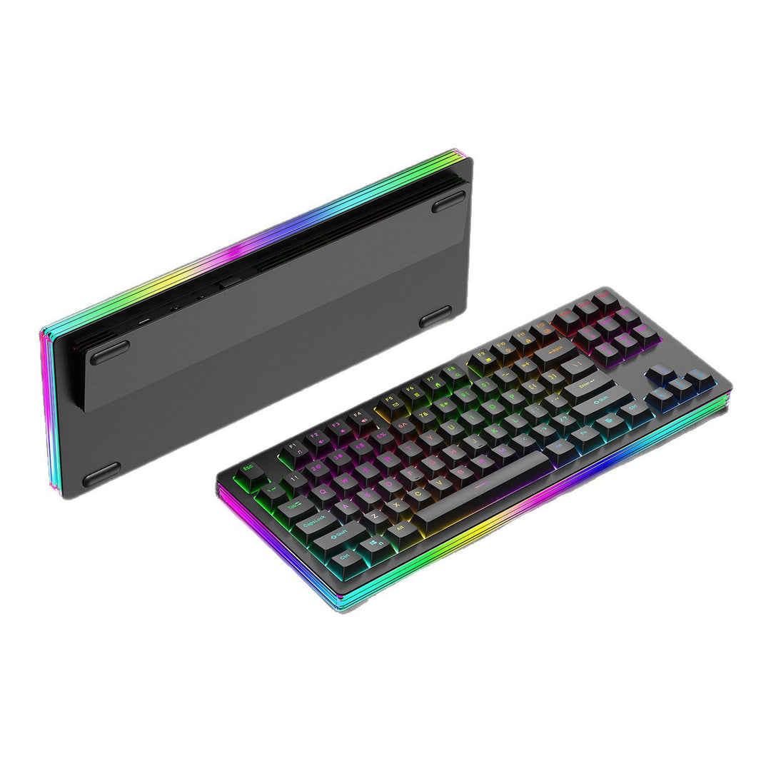 Rgb Gaming Keyboard with Mechanical Keys and Customizable Backlighting Kalsten