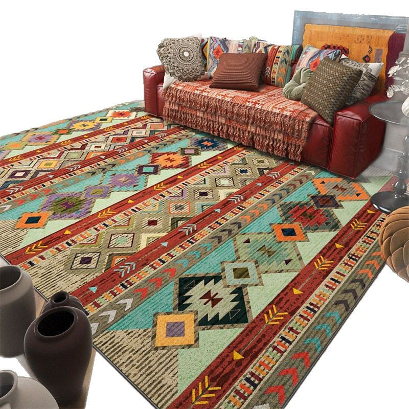 Geometric Pattern Area Rug Kalsten