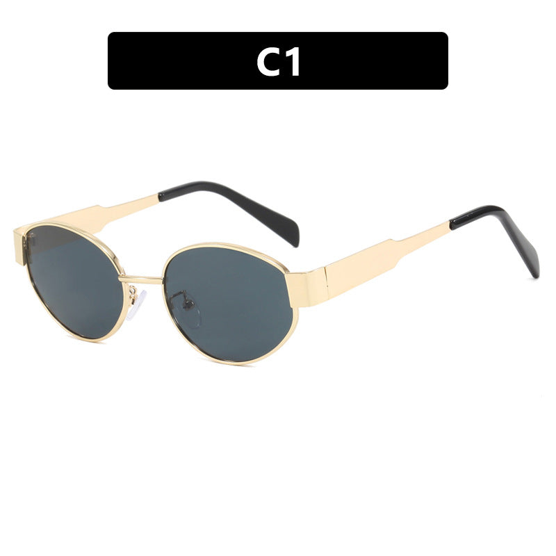 Ladies fashionable sunglasses with innovative geometry design Kalsten