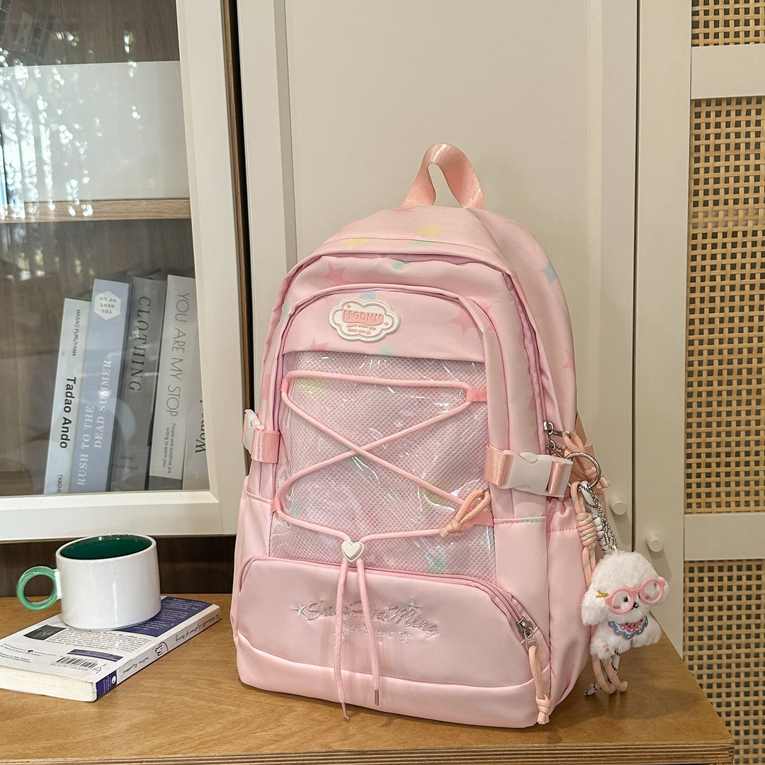 Stylish Star-Embellished Backpack Kalsten