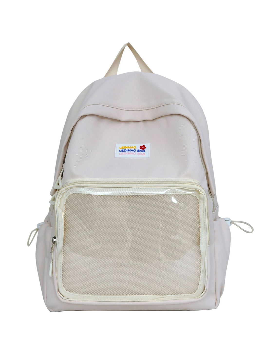 Multi-Functional Transparent Panel School Backpack
