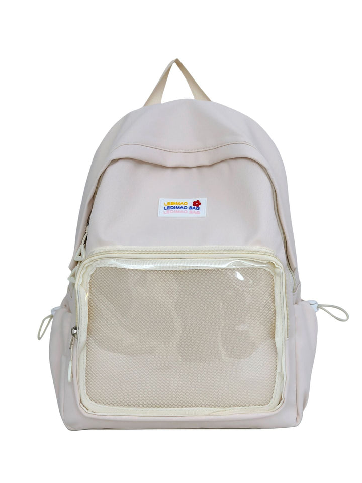 Multi-Functional Transparent Panel School Backpack