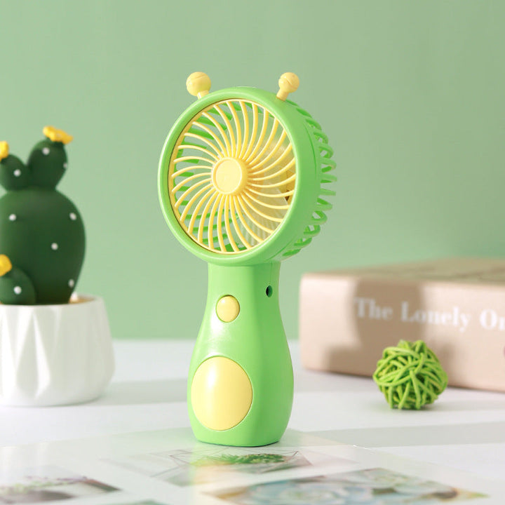 Unisex Mini Snail-Shaped USB Rechargeable Desk Fan Kalsten