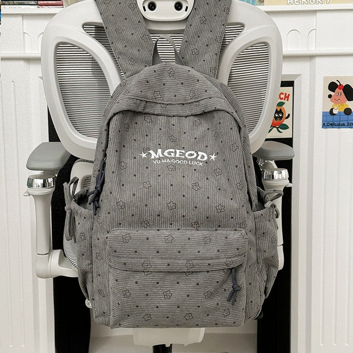 Casual Corduroy Backpack Kalsten