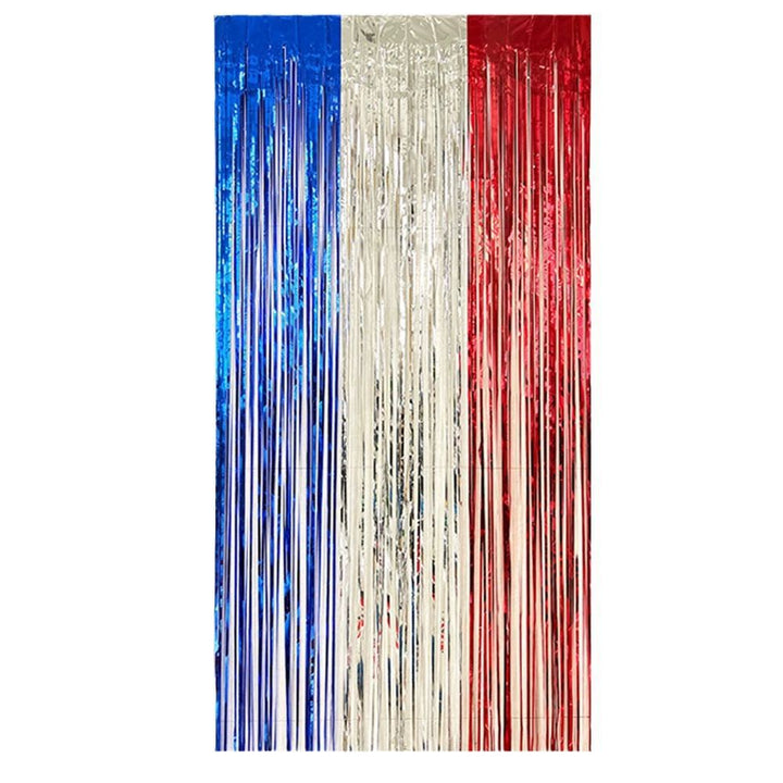 Unisex nano glittering party curtain with star motif as photo background Kalsten