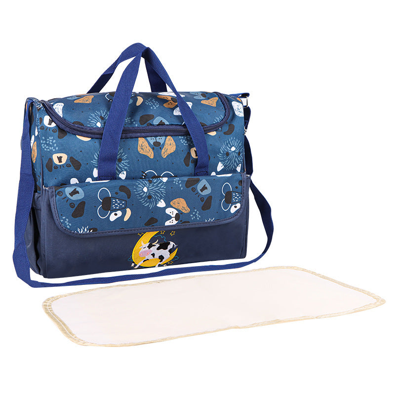 Multifunctional diaper bag with integrated changing mat Kalsten