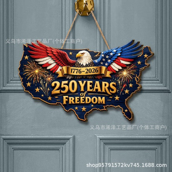 Unisex decorative anniversary bell with Statue of Liberty and bell relief Kalsten