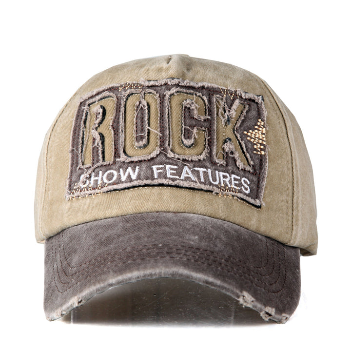 Men's Distressed Graphic Adjustable Baseball Cap Kalsten