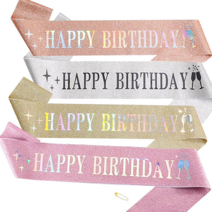 Women Funkenkrone with "Happy Birthday" lettering Kalsten
