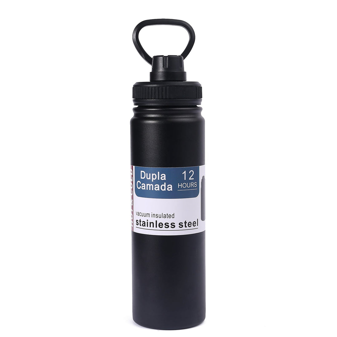 Ladies stainless steel vacuum water bottle with ergonomic handle Kalsten