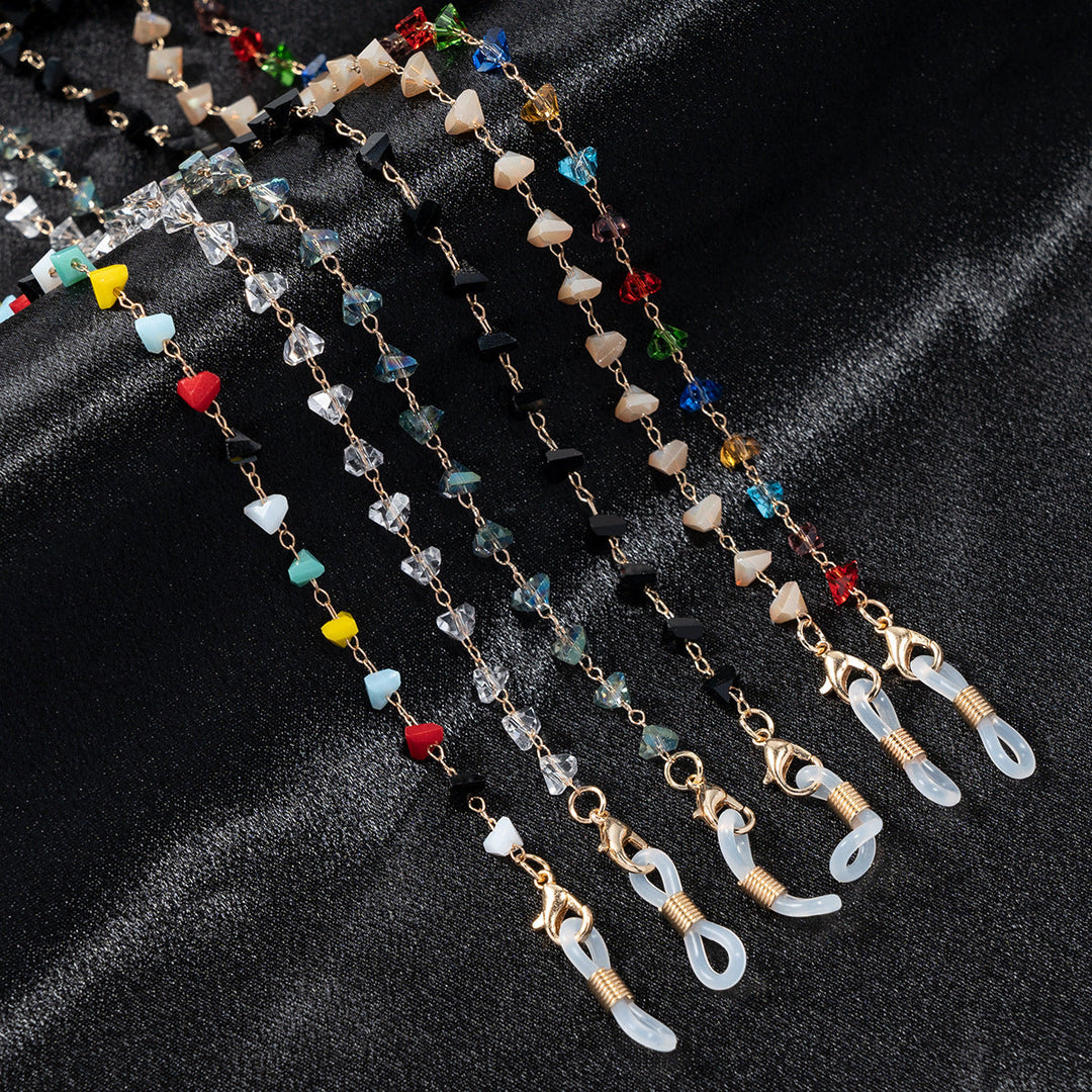 Chic Gemstone-Style Eyewear Chain Kalsten