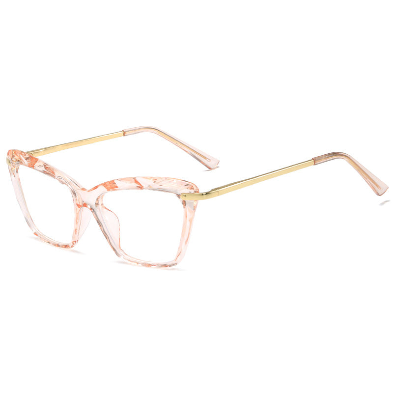 Women's fashionable oversized glasses with elegant metal frame Kalsten