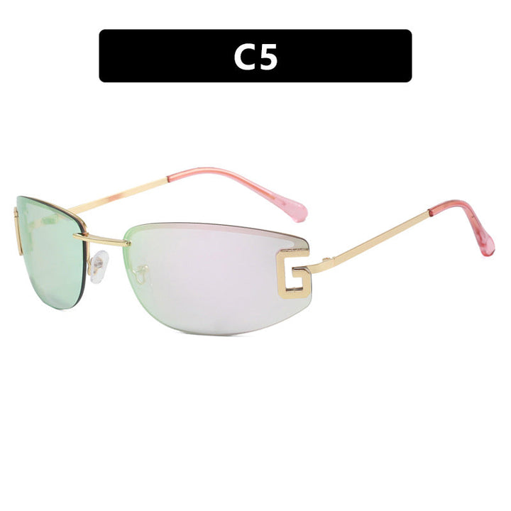 Women futuristic sunglasses with sporty design and UV protection Kalsten