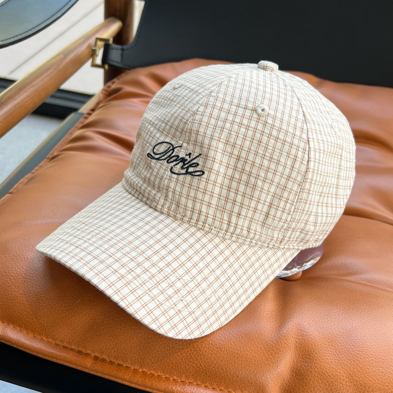Women's Stylish Checkered Baseball Cap Kalsten