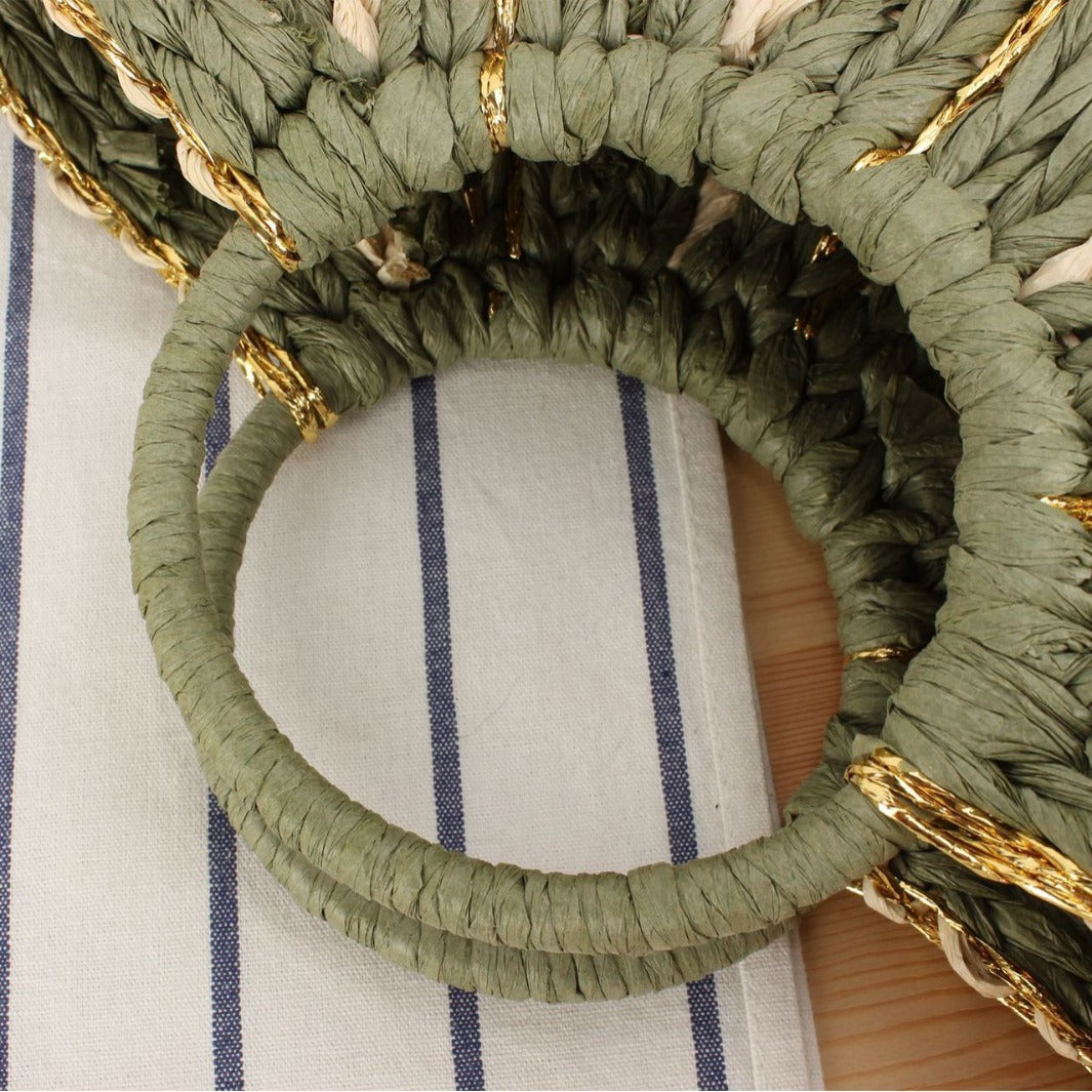Elegant Woven Tote Bag with Extraordinary Design Kalsten