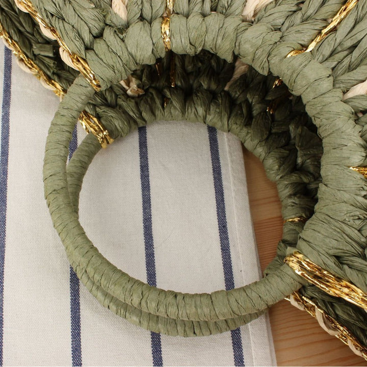 Elegant Woven Tote Bag with Extraordinary Design Kalsten