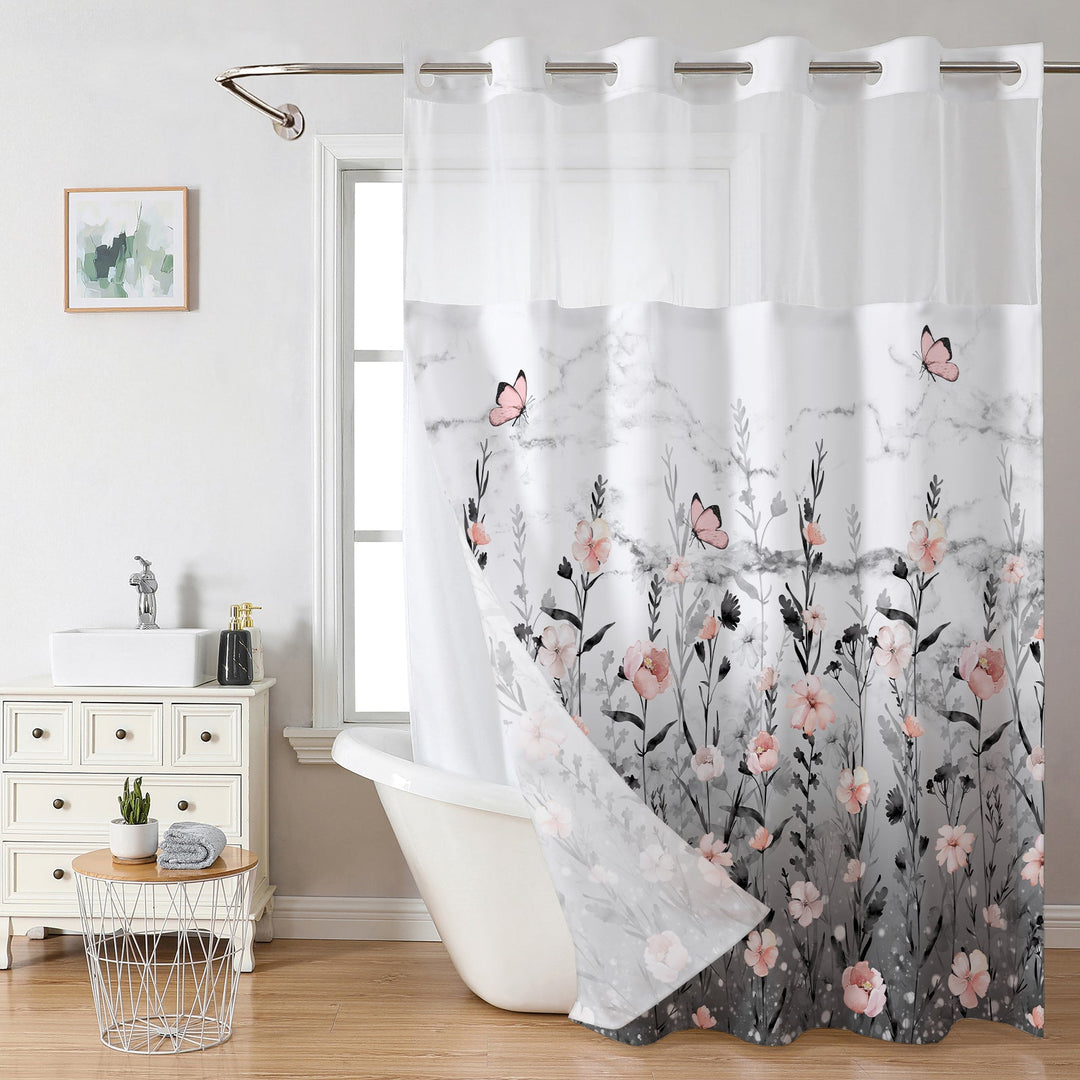 Floral Design Shower Curtain Kalsten