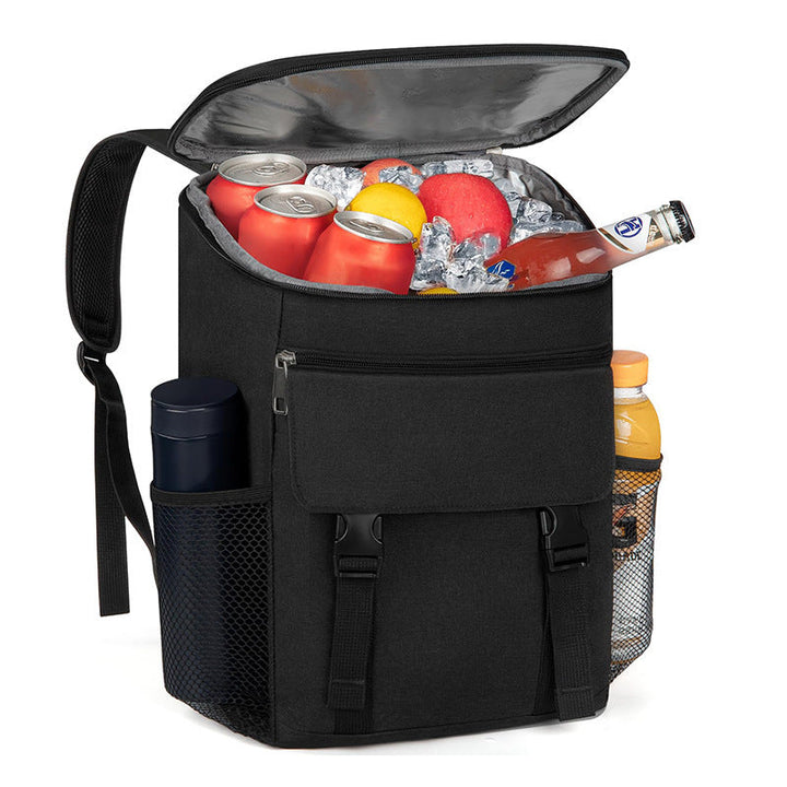 Unisex nan insulated cooler backpack with thermal lining, padded back and side bottle holders Kalsten