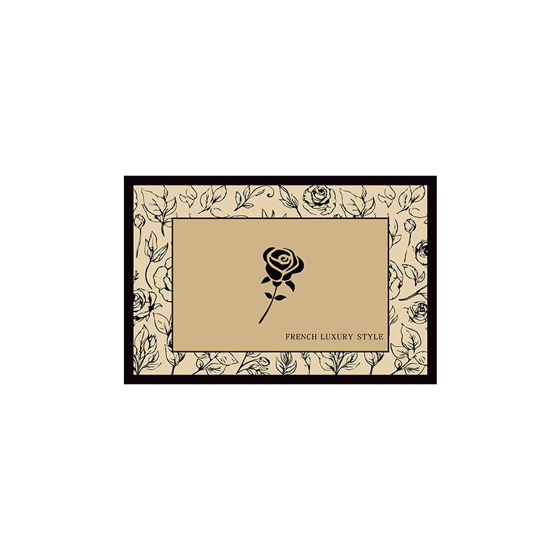 Elegant Floral Welcome Mat Kalsten