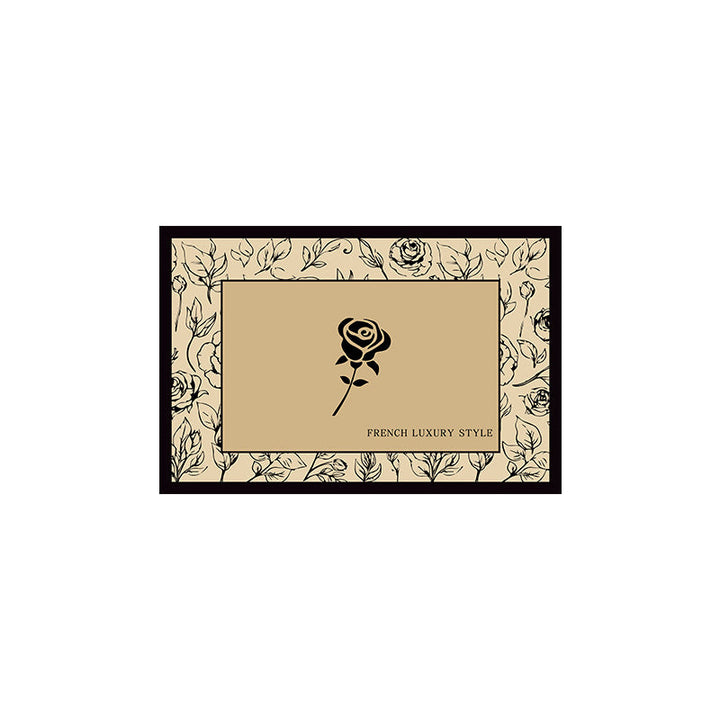 Elegant Floral Welcome Mat Kalsten