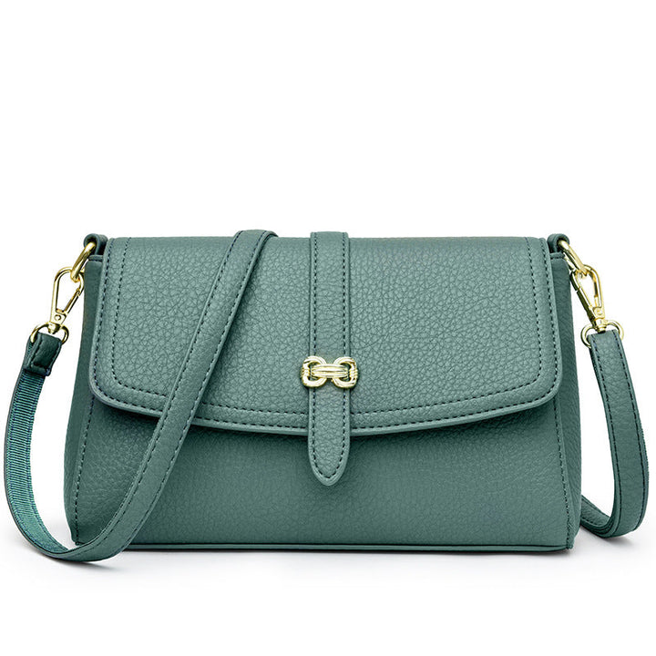 Elegant Faux Leather Crossbody Bag Kalsten