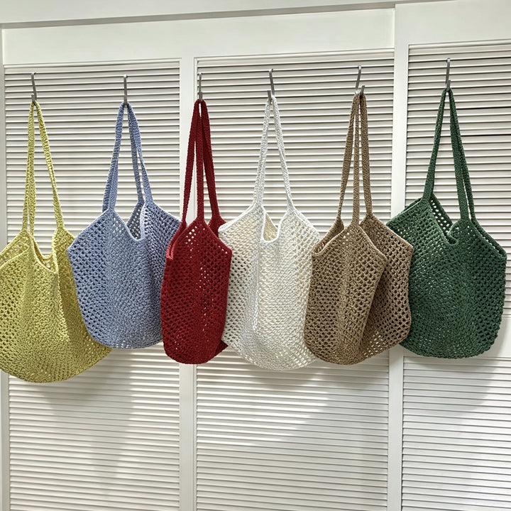 Crocheted tote bag with casual shape Kalsten