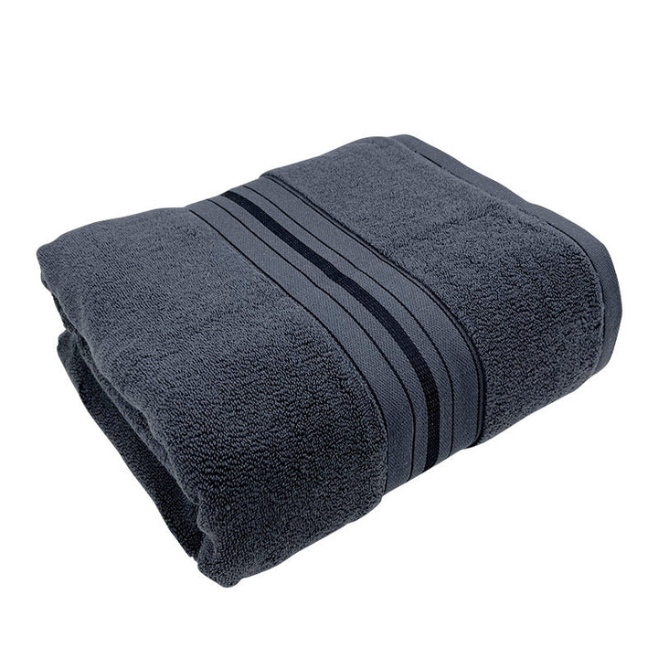 High-quality terry bath towel with elegant stripe detail Kalsten