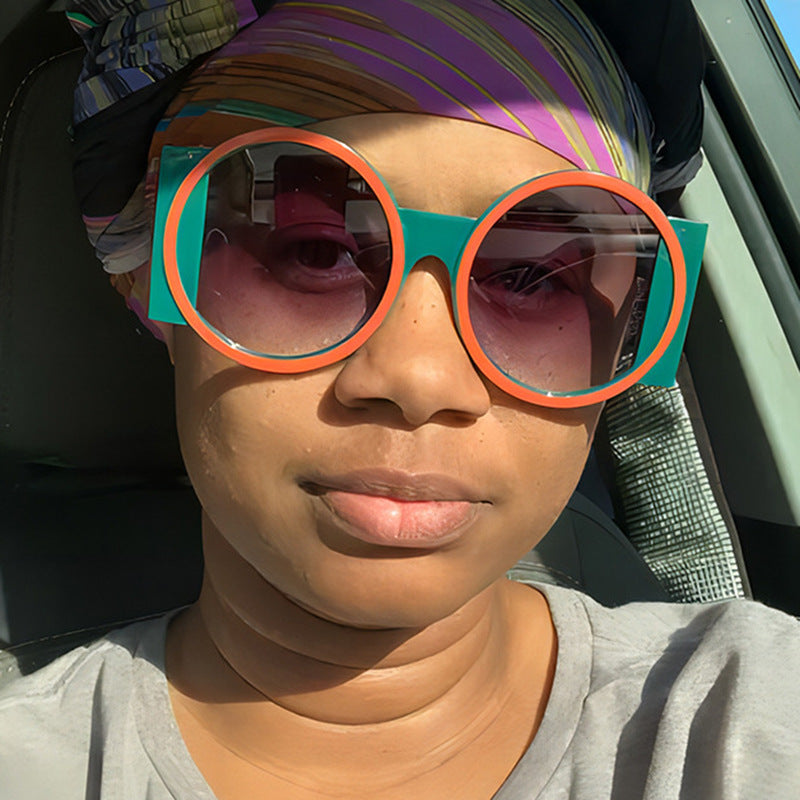 Women's oversized sunglasses with square frame and UV protection Kalsten