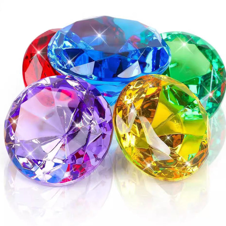Unisex Glittering Decorative Stones Kalsten