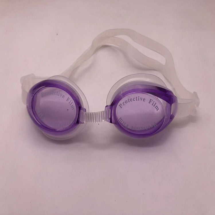 Sport swimming goggles with high-performance anti-fog coating and flexible silicone strap Kalsten