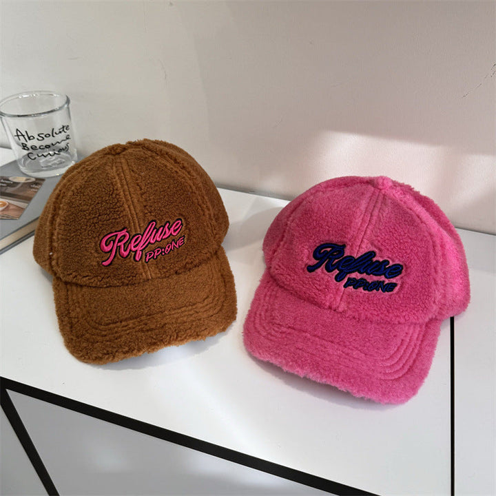 Women's Fuzzy Textured Baseball Cap Kalsten