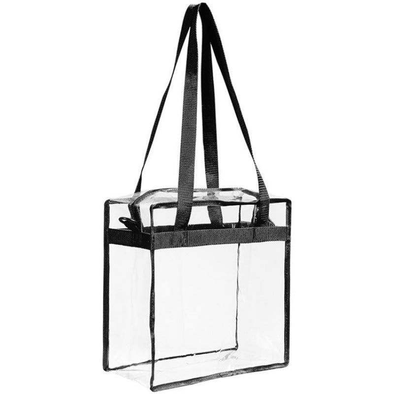 Transparent tote bag with multiple interior compartments Kalsten
