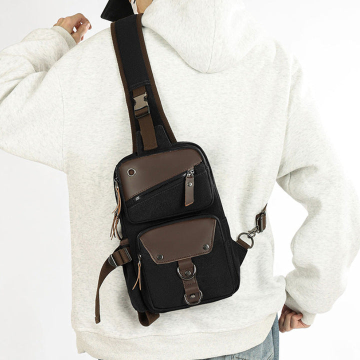 Casual Multi-Pocket Sling Bag Kalsten